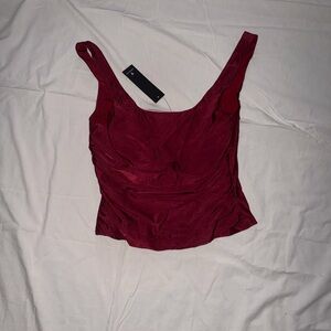 Lulu’s Women's Wine Red Tank Top